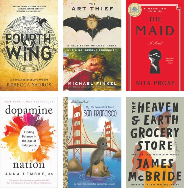 Marina Times - The Marina Books Inc. best-seller list